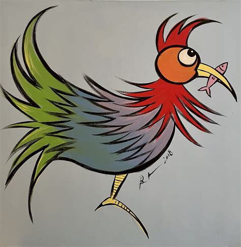 sarimanok simple drawing